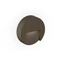 outdoor wall luminaire RETO ROUND WALL SURFACE OUTDOOR 1.3 round IP65, bronze dimmable