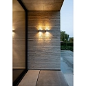 LED Outdoor Wall luminaire BOX 2.0, IP65, Up&Down, 6W 3000K 2x200lm, dimmable, black