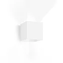 LED Außenwandleuchte BOX 2.0, IP65, Up&Down, 6W 3000K 2x200lm, Winkel verstellbar, dimmbar, weiß