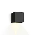 LED Außenwandleuchte BOX 1.0, IP65, Up or Down, 6W 2700K 400lm, Winkel verstellbar, dimmbar, schwarz