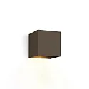 LED Außenwandleuchte BOX 1.0, IP65, Up or Down, 6W 2700K 400lm, Winkel verstellbar, dimmbar, bronze