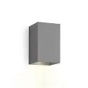 LED Außenwandleuchte BOX 3.0, IP65, Up or Down, 6W 2700K 2x200lm, Winkel verstellbar, dimmbar, dunkelgrau