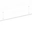 STREX SYSTEM LED Pendelschiene INDIRECT, 48V, 18.5W 3000K, DALI steuerbar, 200cm, Weiß