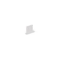 Accessory for STREX SYSTEM 48V - end cap for Recessed track, white