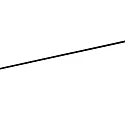 STREX SYTEM Recessed track, 48V, DALI controllable, 200cm, black