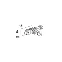 24V PLUG&PLAY T-Verbinder, IP67, 24V DC, 3x Buchse (female), inkl. 2 optionaler Abdeckkappen