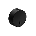 Wandbasis, rund, Ø 8.4cm, Aufbau, für 1 Pendelleuchte mit offenem Kabel (exkl.), inkl. Schalter + 2 Kabelhalterungen, schwarz