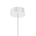Single-Baldachin, rund, Ø 8.4cm, Aufbau, für 1 Pendelleuchte mit offenem Kabel (exkl.), weiß
