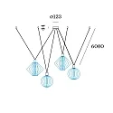 Wever & Ducré mounting set WIRO CEILING SUSP SET DECENTER 4.0, black