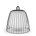 Schirm-Überzug für Outdoor LED Akku-Leuchte COSTA 2.0 - CAGE 2.1, Jet Black