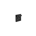 end cap STREX SYSTEM 48V - SURFACE surface-mounted version, pendulum version, black