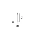 Wever & Ducré luminaire base STIPO POLE 400, anthracite