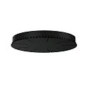 ceiling canopy 6-fold, black