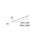 Verbinder für LED Pendelleuchte KUJO, 1,2m, weiß