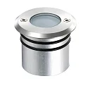 Outdoor LED Einbau-Spot, IP67 IK07, rund, Ø 3.5cm, 350mA (exkl. BG), befahrbar, Edelstahl, mit Diffusor, bündig, 2W 6000K