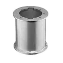 Recessed housing for swimming pool spot, installation Ø 8cm, stainless steel