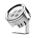 Wibre LED Aufbau-Scheinwerfer / Unterwasserleuchte, 30° Medium Spot, 4 POW-LED, 18W, IP68/IP69, Edelstahl, 4500K, 2010lm