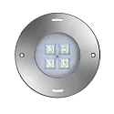LED Underwater luminaire swimming pool spot for recessed mounting, 17W, 30°, RGB, 6000K, 580lm, stainless steel, IP68