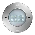 underwater spot MEDIUM SPOT 50° MULTICHIP / 8 POW-LED RGBW, waterproof, symmetrical IP68/IP69, stainless steel