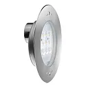 LED Einbau-Unterwasser-Scheinwerfer RGBW, IP68/IP69 IK11, 12V DC (exkl. BG), asymmetrisch, dimmbar, Edelstahl