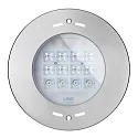Wibre LED Einbau-Unterwasser-Scheinwerfer RGBW, IP68/IP69 IK11, 12V DC (exkl. BG), asymmetrisch, dimmbar, Edelstahl, 49.5W RGB+4500K