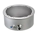 Recessed housing for swimming pool spot, installation Ø 19,6cm, stainless steel