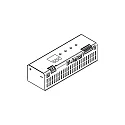 RGB-W-Controller for top-hat track mounting