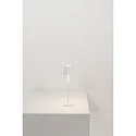 Zafferano LED Akku-Tischleuchte POLDINA MICRO, Ø 7cm, 1,8W, 2200-3000K, weiß