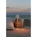 Zafferano LED Akku-Tischleuchte POLDINA MICRO, Ø 7cm, 1,8W, 2200-3000K, weiß