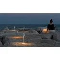 Zafferano LED Akku-Tischleuchte POLDINA MICRO, Ø 7cm, 1,8W, 2200-3000K, weiß