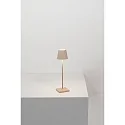 Zafferano LED Akku-Tischleuchte POLDINA MICRO, Ø 7cm, 1,8W, 2200-3000K, Sand