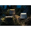 Zafferano LED Akku-Tischleuchte PUSH-UP TAVOLO PRO, IP54, 2.2W, 2200/27000/3000K, Kopf versenkbar, mit Touch-Dimmer, sand