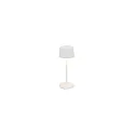 LED Akku-Tischleuchte OLIVIA MICRO, 2,2W, 2200/2700/3000K, 183/187/225lm, CRI>80, IP65, dimmbar, weiß/matt