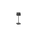 Outdoor LED Akku-Tischleuchte OFELIA MICRO, IP65, 2.2W 2200-3000K (CCT Switch), mit Touch-Dimmer, dunkelgrau