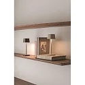 LED Akku-Tischleuchte OFELIA MICRO, 2,2W, 2200/2700/3000K, 183/195/216lm, CRI>80, IP65, dimmbar, sand