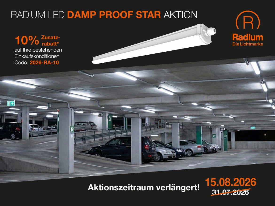 Radium LED-Leuchten Damp Proof Star Aktion