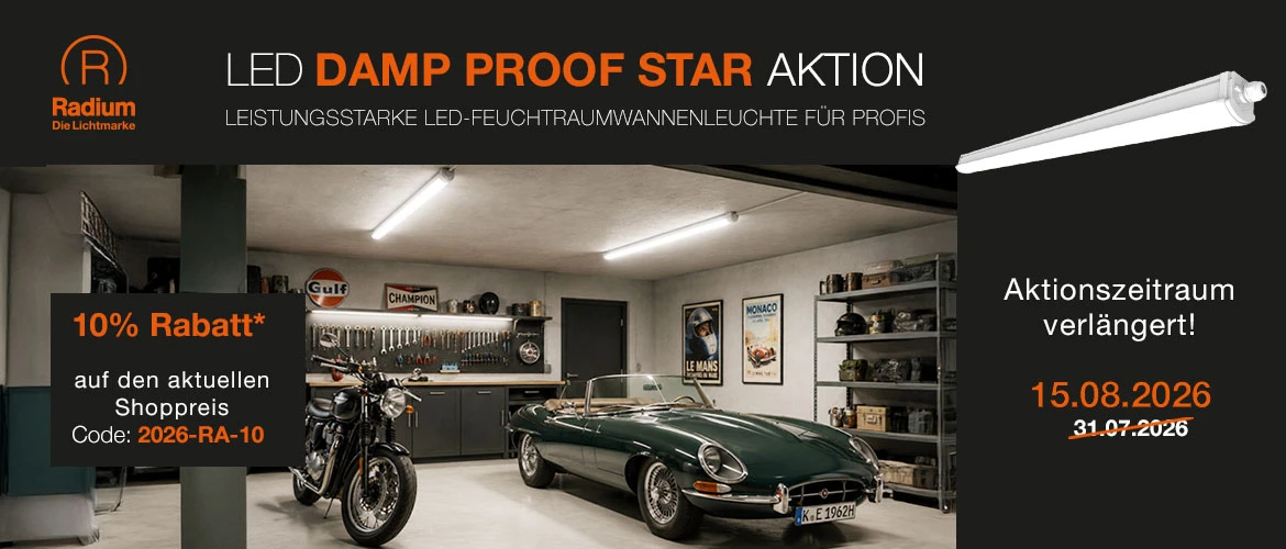 Radium LED-Leuchten Damp Proof Star Aktion