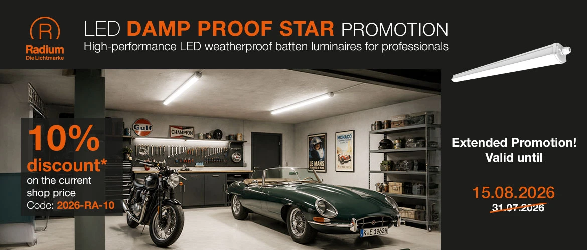 Radium LED-Leuchten Damp Proof Star Aktion