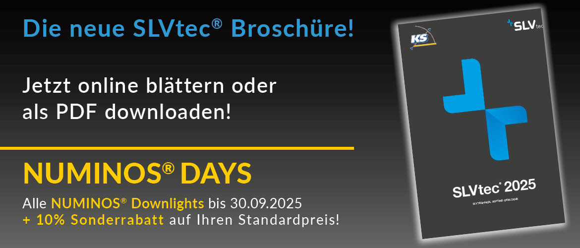 Doppelt stark - die neue SLVtec<sup>&reg;</sup> Brosch&uuml;re & Numinos<sup>&reg;</sup> Days Rabattaktion 