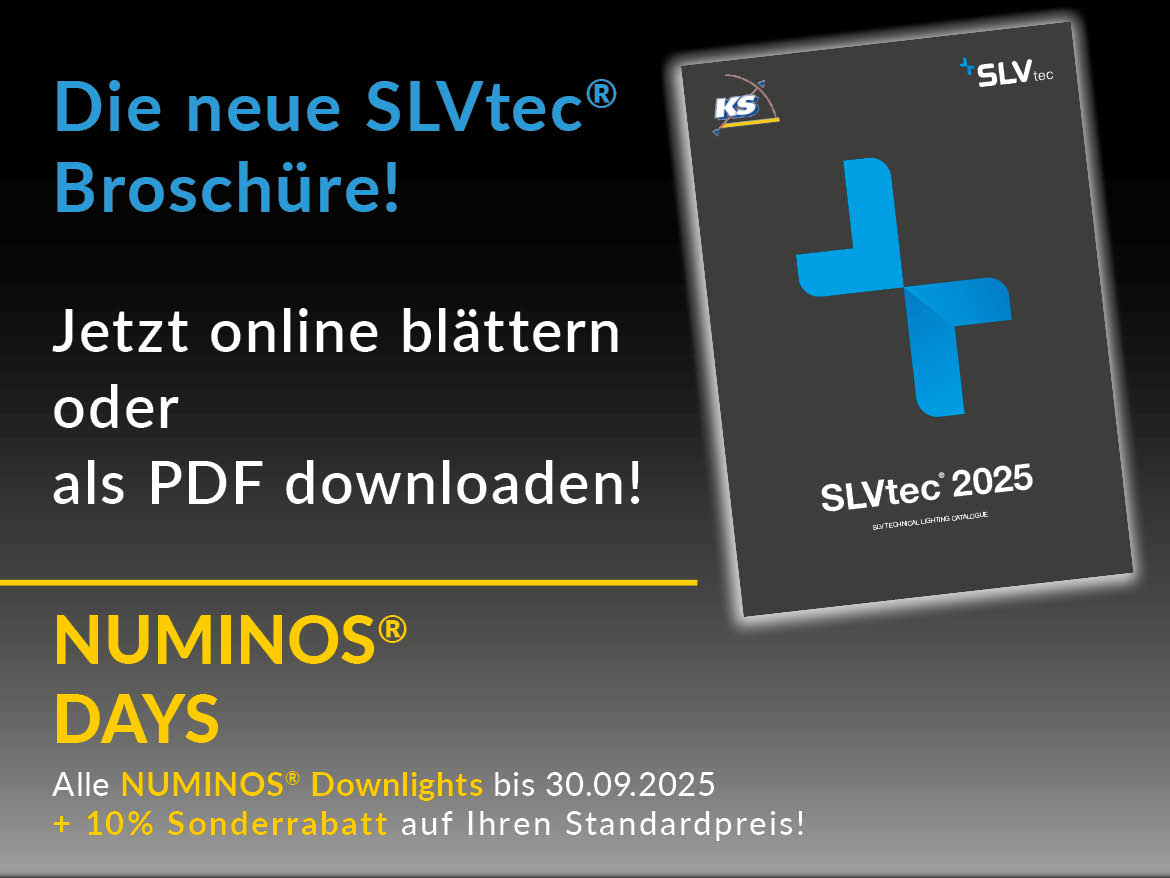 Doppelt stark - die neue SLVtec<sup>&reg;</sup> Brosch&uuml;re & Numinos<sup>&reg;</sup> Days Rabattaktion 