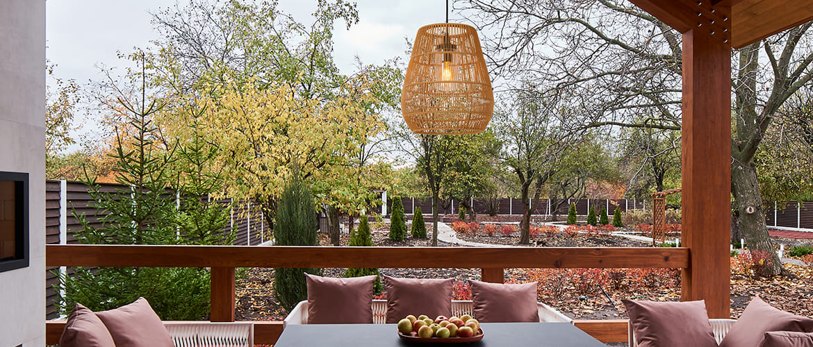 Outdoor Beleuchtung f&uuml;r die Terrasse