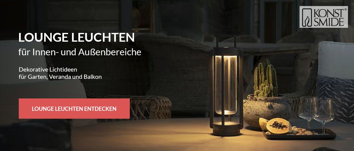KONSTSMIDE - Loungeleuchten f&uuml;r Innen- und Au&szlig;enbereiche