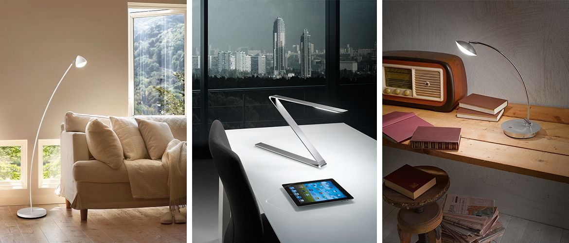 Tischleuchten und Stehleuchten Fabas Luce