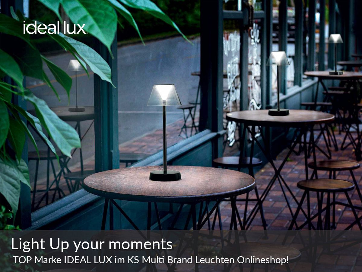 Ideal Lux - unser Partner in Sachen Licht - KS Licht Onlineshop | Leuchten  aus Essen