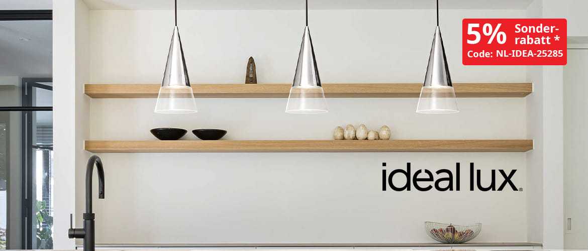 Lichttrends 2025 &ndash; Bestseller und Neuheiten von Ideal Lux &ndash; Jetzt 5% Sonderrabatt sichern! 