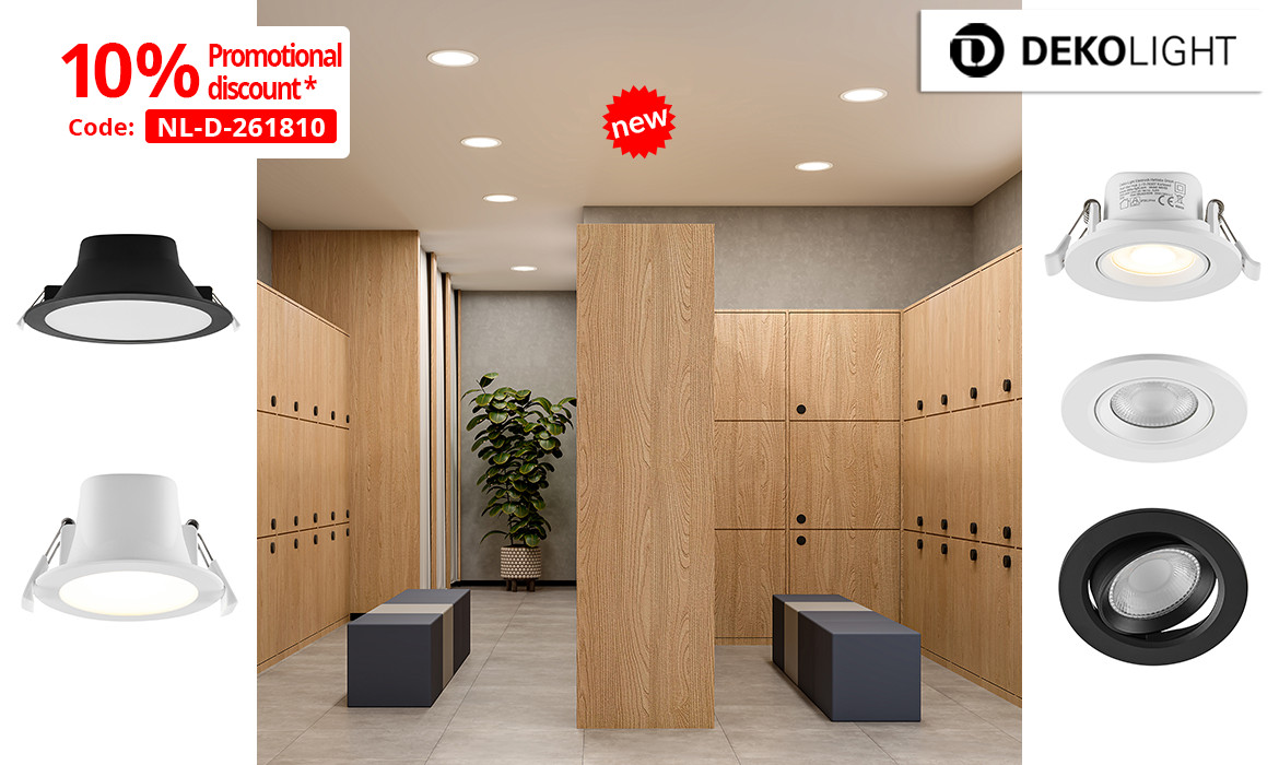 ACRUX PRO + SURTUR Recessed ceiling spotlights