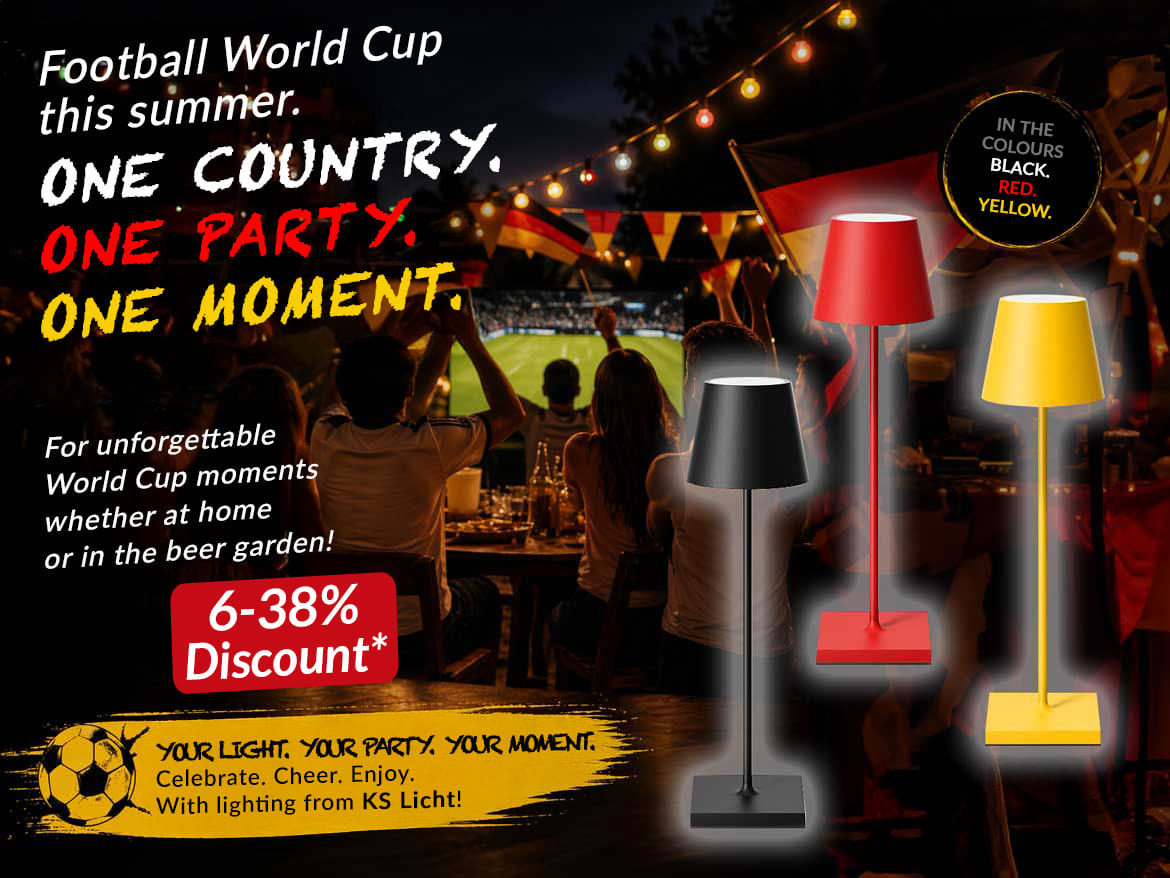 Summer, the World Cup & that outdoor vibe: lighting ideas for gardens, patios & beer gardens