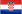 Flagge Croatia