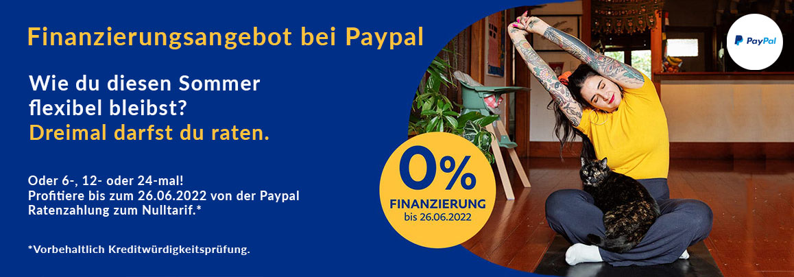 PayPal - Ratenzahlung zum Nulltarif