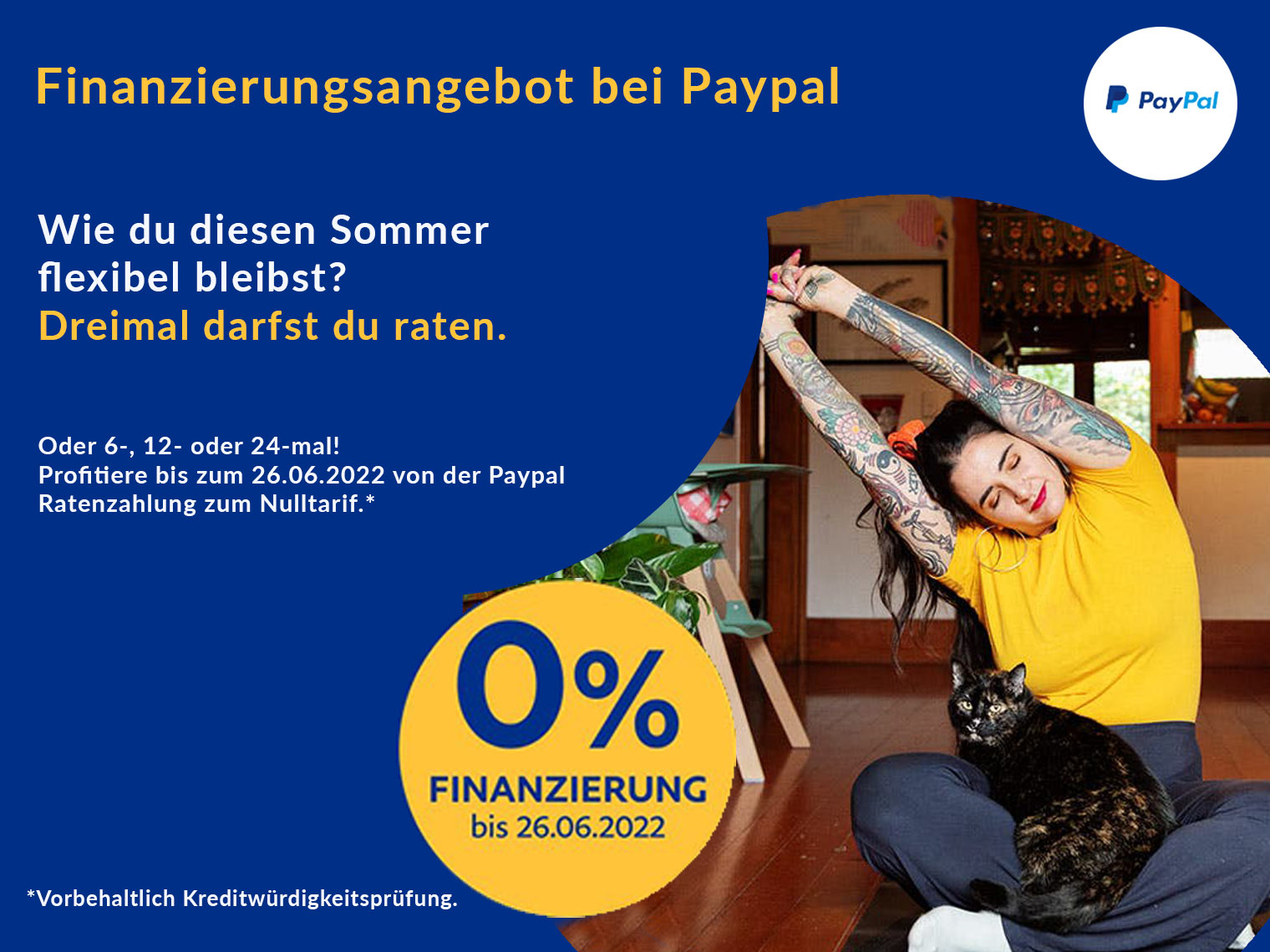 PayPal- Ratenzahlung zum Nulltarif
